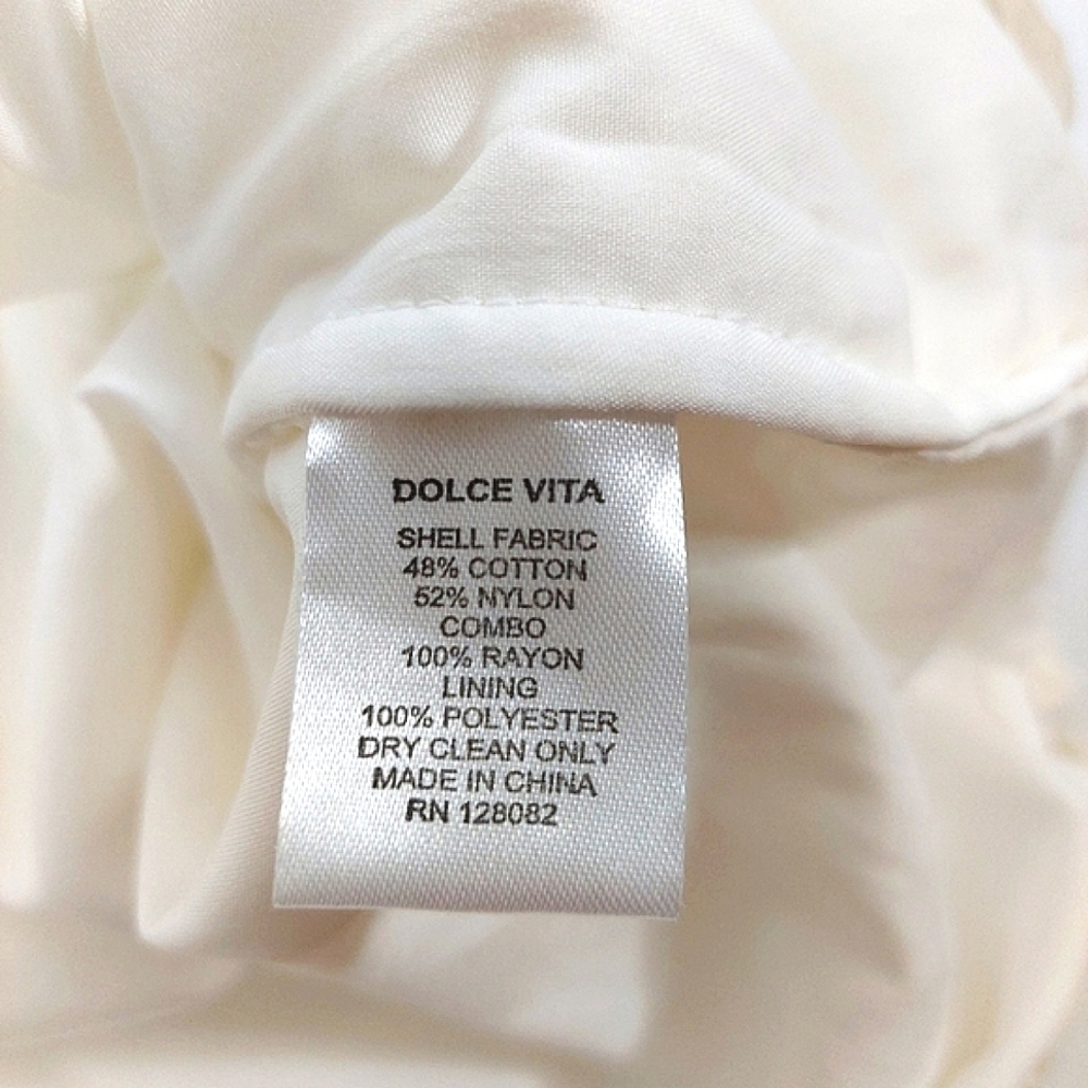 Dv Dolce Vita White Floral Off White Shift Dress - Picture 7 of 12